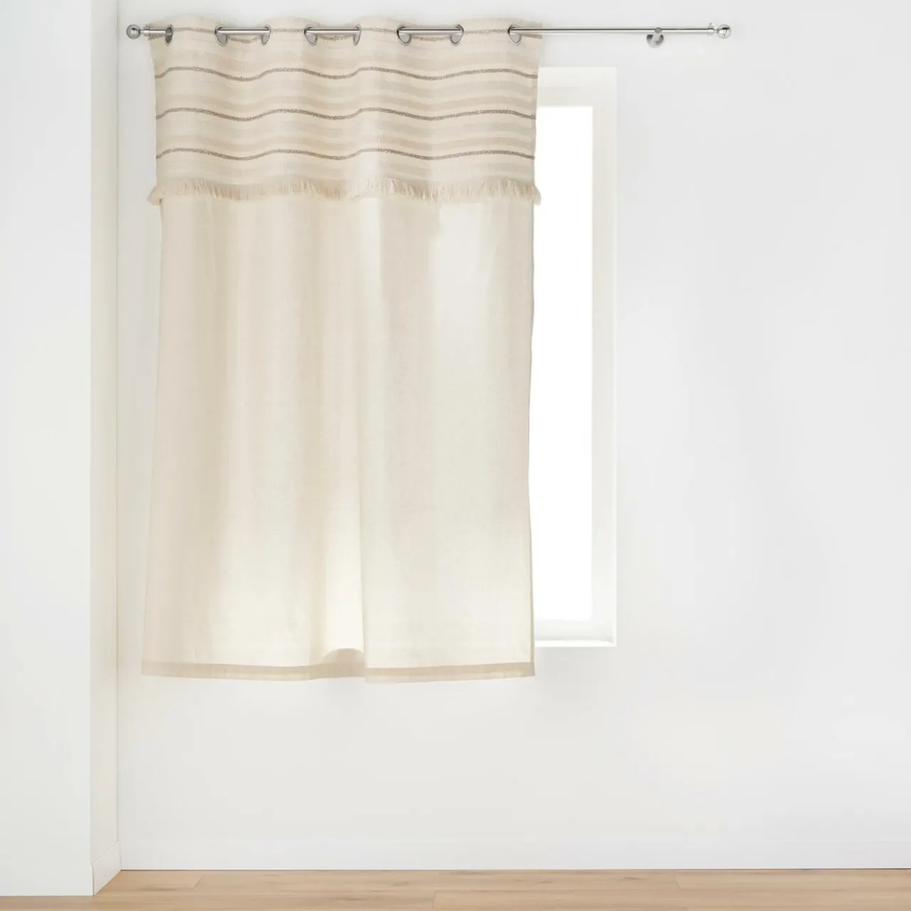Rideau|douceur d'intu017drieur Rideau coton (140 x 180 cm) Atlas Beige