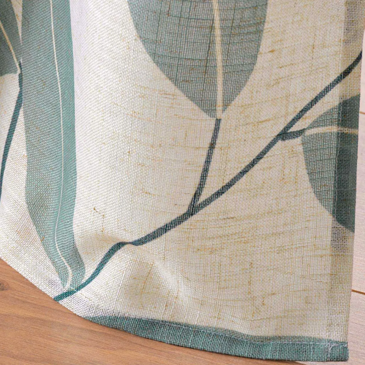 Rideau|douceur d'intu017drieur Rideau coton (140 x 260 cm) Botanica Vert
