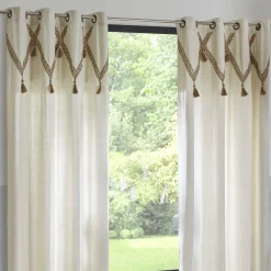 Rideau|ATMOSPHERA Rideau coton (140 X 260 cm) Carmen Beige