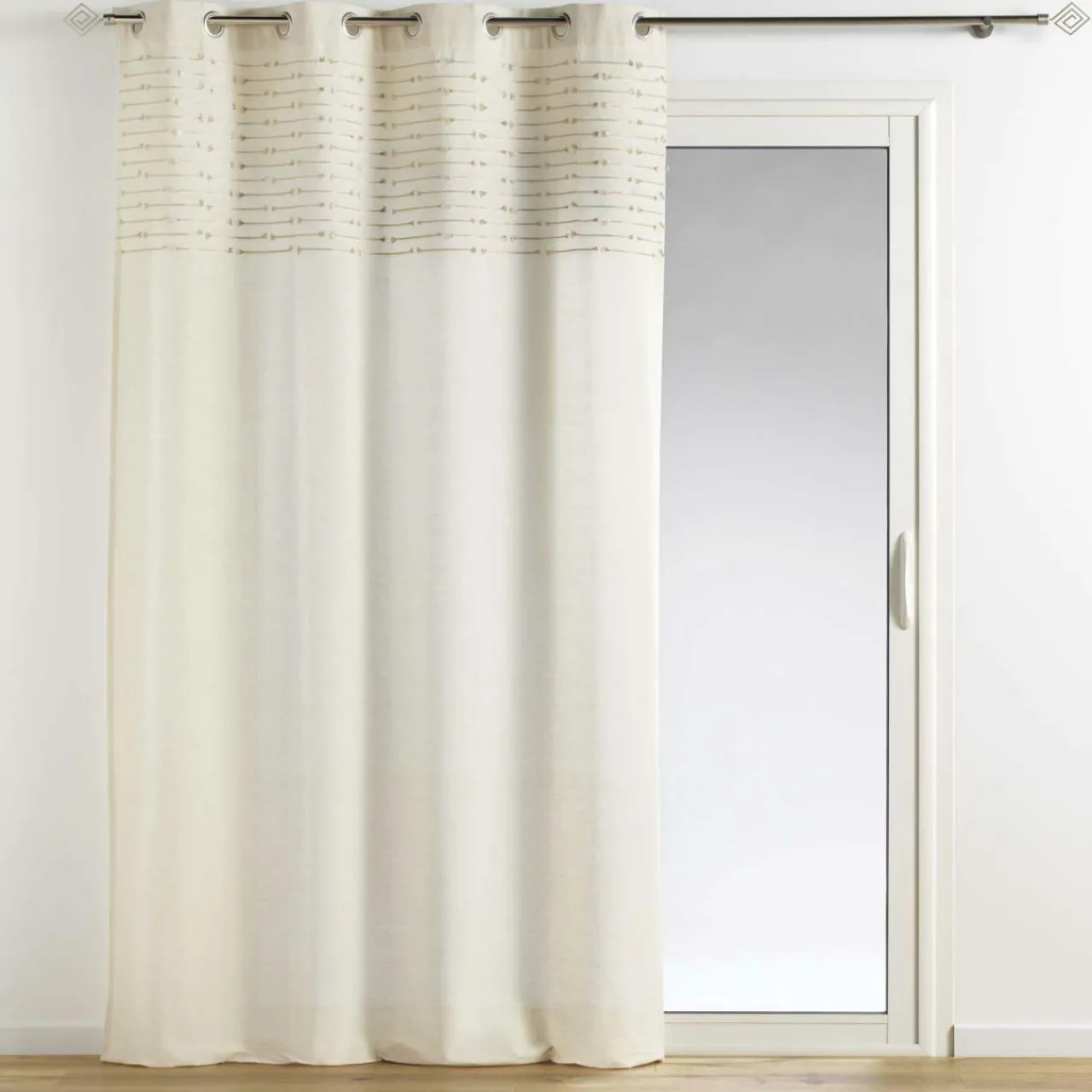 Rideau|DOUCEUR D'INTERIEUR Rideau coton (140 x 240 cm) Golden Sunset Or