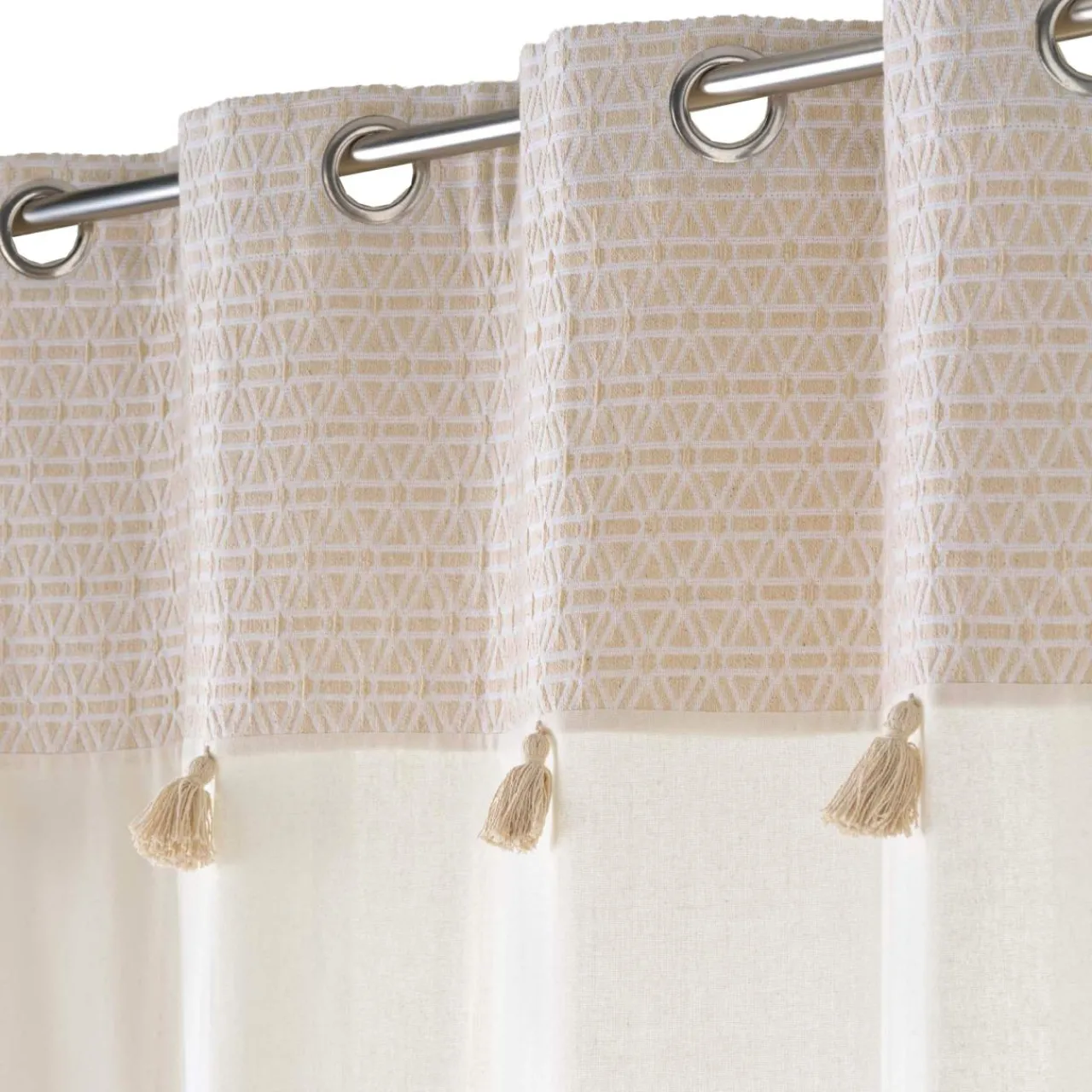 Rideau|douceur d'intu017drieur Rideau coton (140 x 240 cm) Milano Beige