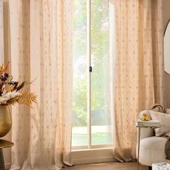 Rideau|douceur d'intu017drieur Rideau coton (140 x 240 cm) Ondine Blanc