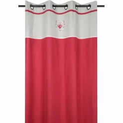 Rideau|STOF Rideau coton (140 X 260 cm) Pauline Rouge