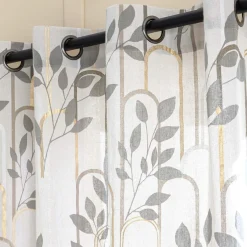 Rideau|douceur d'intu017drieur Rideau coton (140 x 280 cm) Roseris Gris