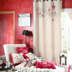 Rideau|STOF Rideau coton (140 x 260 cm) Villard Ecru