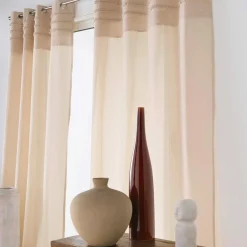 Rideau|douceur d'intu017drieur Rideau coton tufté (140 x 240 cm) Hilary Beige