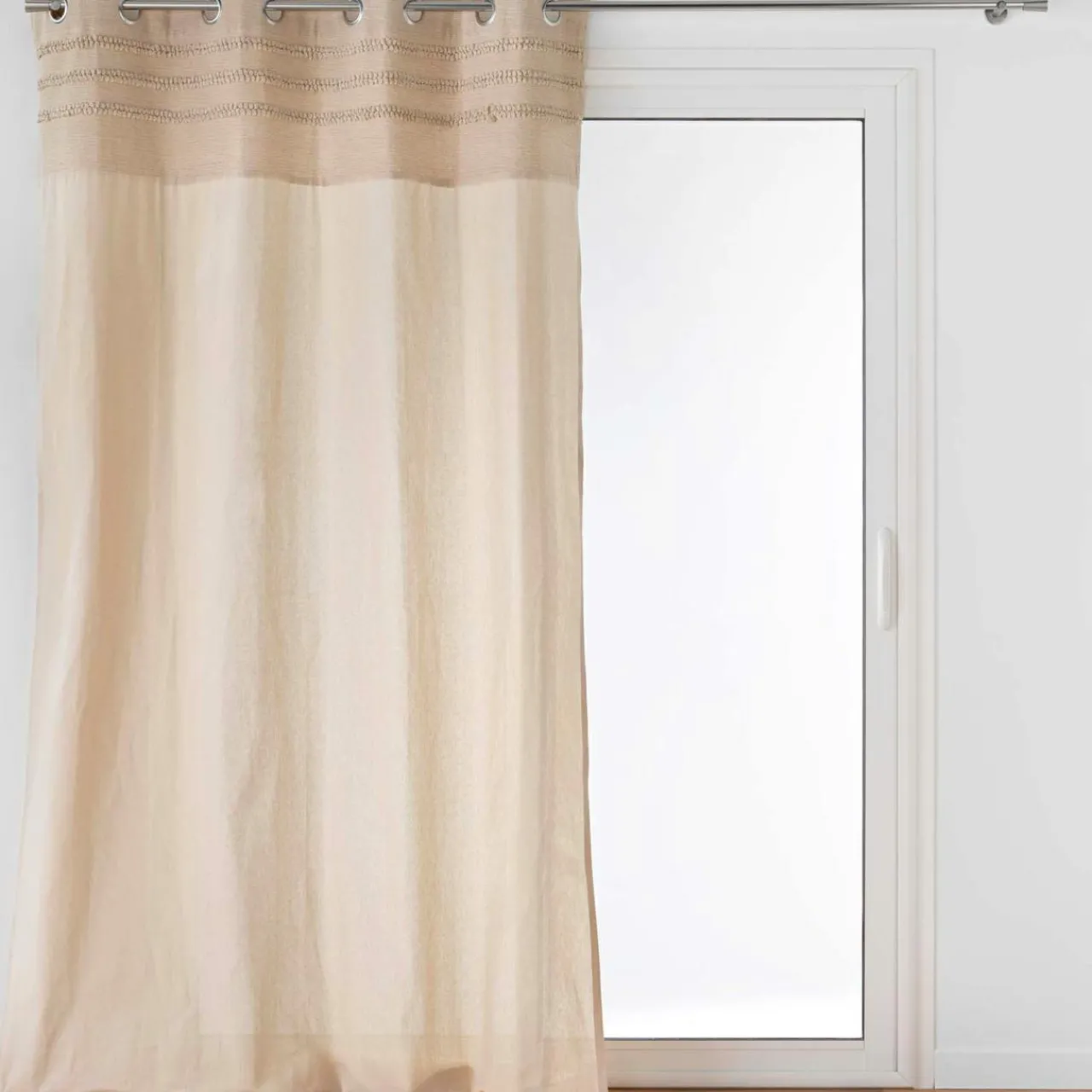 Rideau|douceur d'intu017drieur Rideau coton tufté (140 x 240 cm) Hilary Beige