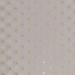 Accessoire Salle De Bain|Rideau De Douche|TENDANCE Rideau de douche à anneaux (180 x 200 cm) Diamants Taupe