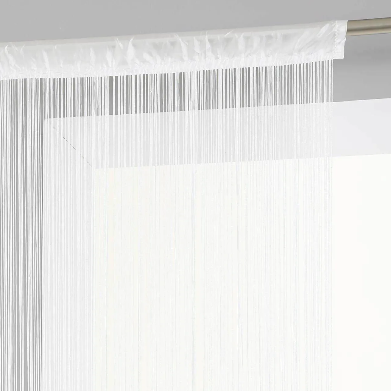 Rideau|ATMOSPHERA Rideau de fil (90 x H200 cm) Uni Blanc