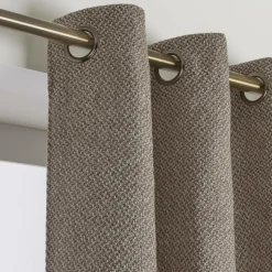 Rideau|EMINZA Rideau effet chiné (140 x 240 cm) James galet Gris