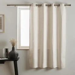 Rideau|EMINZA Rideau effet chiné (140 x 180 cm) James sable Beige