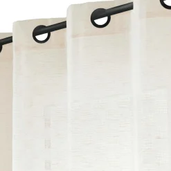 Rideau|douceur d'intu017drieur Rideau effet lin tissé (140 x 260 cm) Logan Ecru