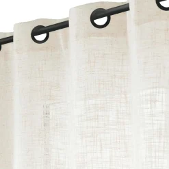 Rideau|douceur d'intu017drieur Rideau effet lin tissé (140 x 260 cm) Igor Ecru