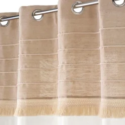 Rideau|douceur d'intu017drieur Rideau en coton et jute (140 x 240 cm) Cirrus Beige