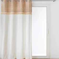 Rideau|douceur d'intu017drieur Rideau en coton et jute (140 x 240 cm) Cirrus Beige
