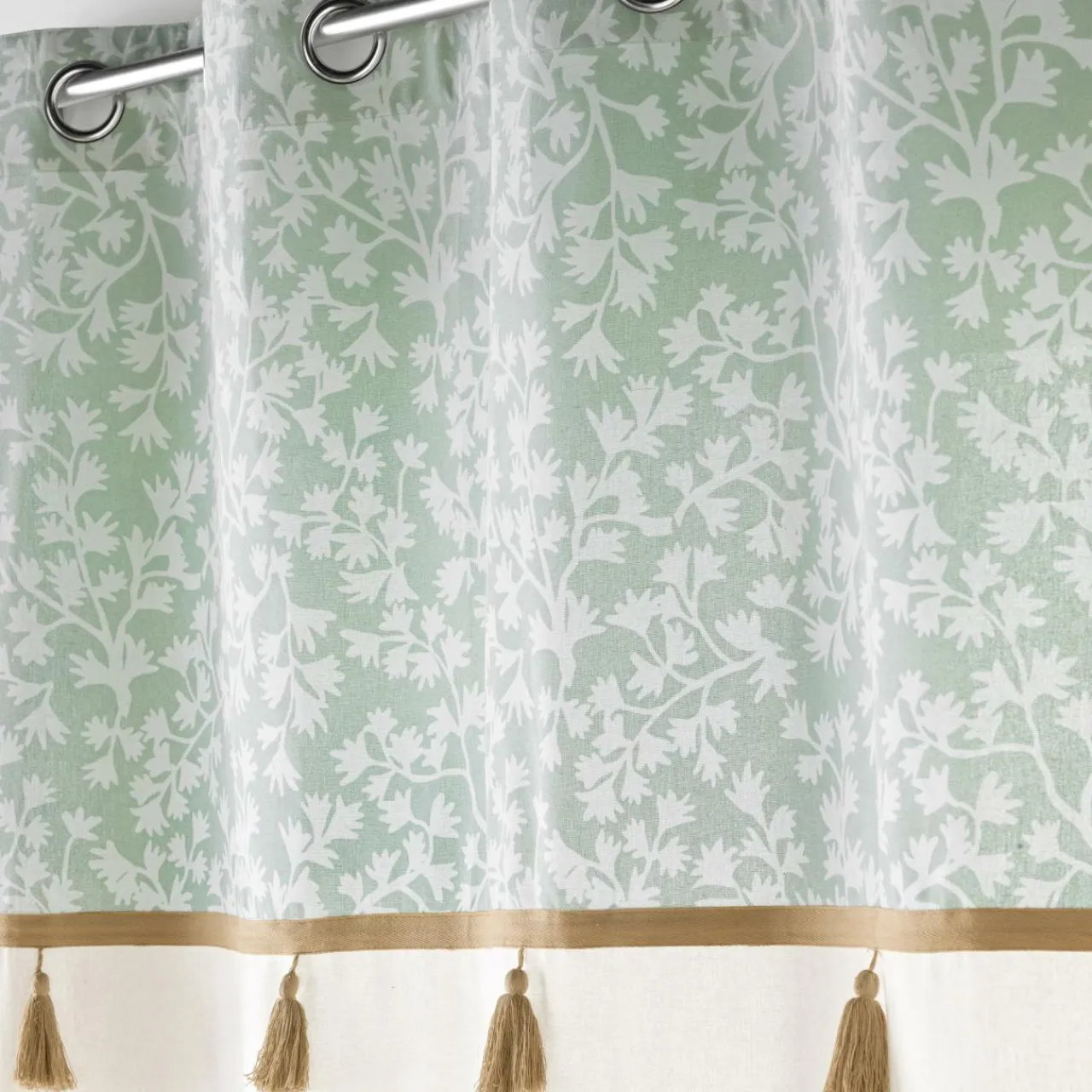 Rideau|douceur d'intu017drieur Rideau œillets (140 x 240 cm) Vivoline Vert menthe