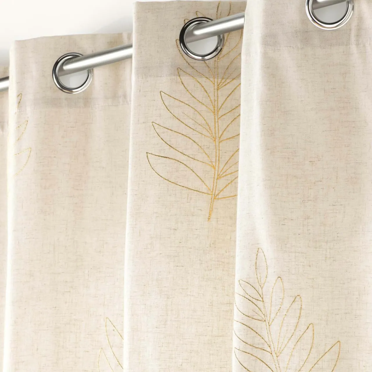 Rideau|DOUCEUR D'INTERIEUR Rideau lin (140 x 240 cm) Venus Beige