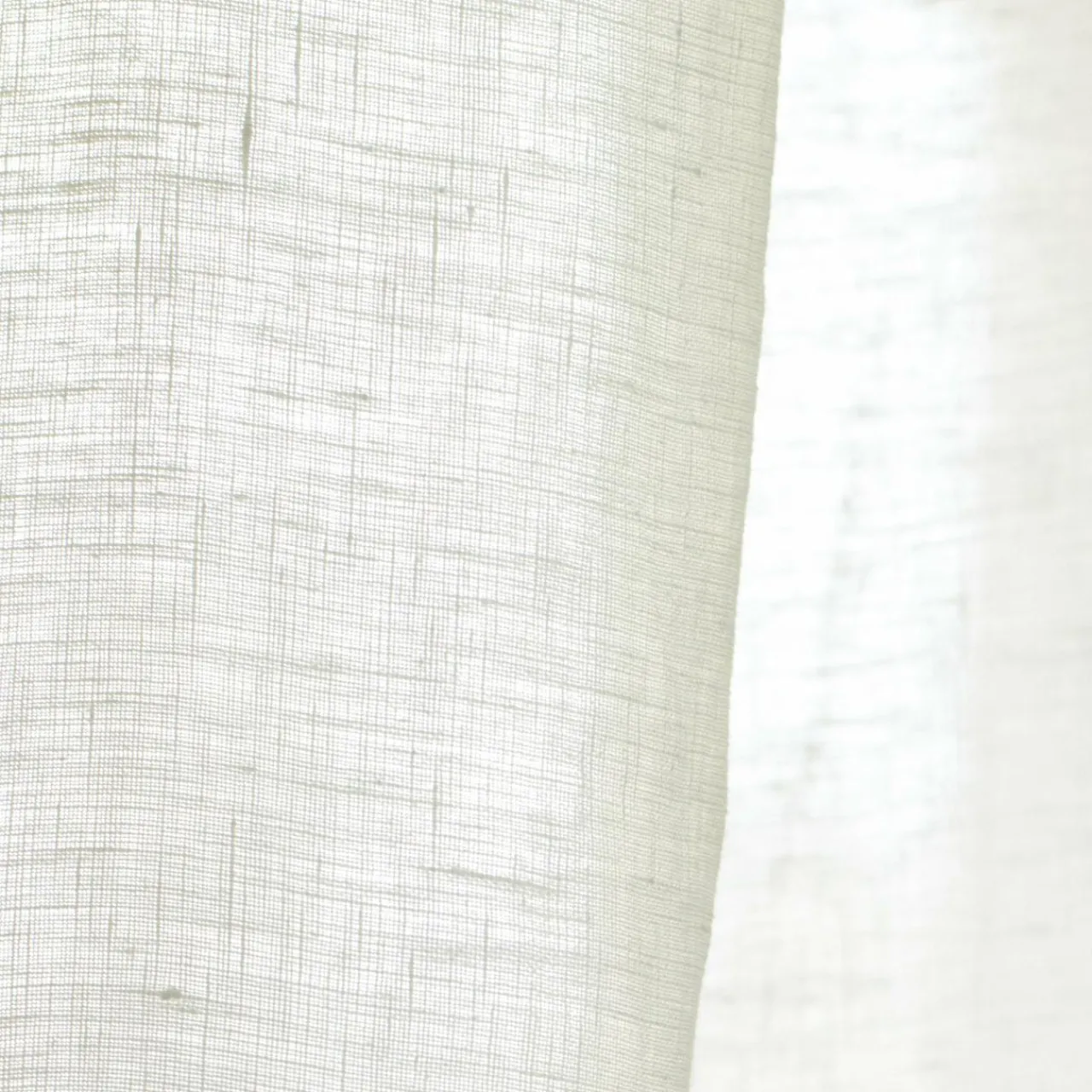 Rideau|EMINZA Rideau lin lavé ajustable (140 x max 270 cm) Louise Blanc