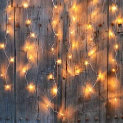 Guirlande Lumineuse Grand Format|Guirlande Lumineuse|BLACHERE Rideau lumineux H2 m L2 m 96 LED Interconnectable Blanc chaud