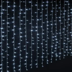 Guirlande Lumineuse Grand Format|Guirlande Lumineuse|Feeric Lights & Christmas Rideau lumineux H1,5 m L0,90 m 200 LED Blanc froid