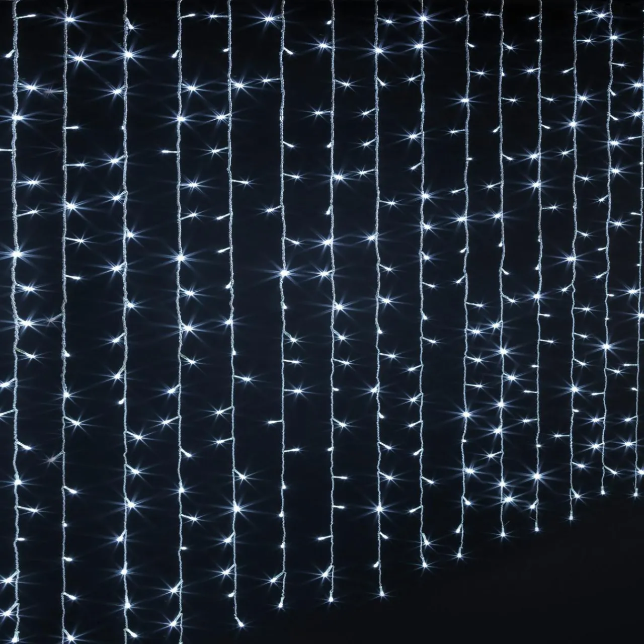 Guirlande Lumineuse Grand Format|Guirlande Lumineuse|Feeric Lights & Christmas Rideau lumineux H1,5 m L0,90 m 200 LED Blanc froid