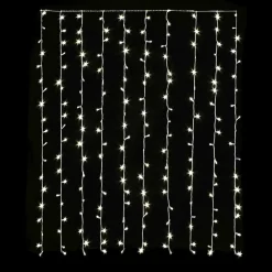 Guirlande Lumineuse Grand Format|Guirlande Lumineuse|KAEMINGK Rideau lumineux H1,50 m L2,25 m 240 LED Super chaser Blanc chaud