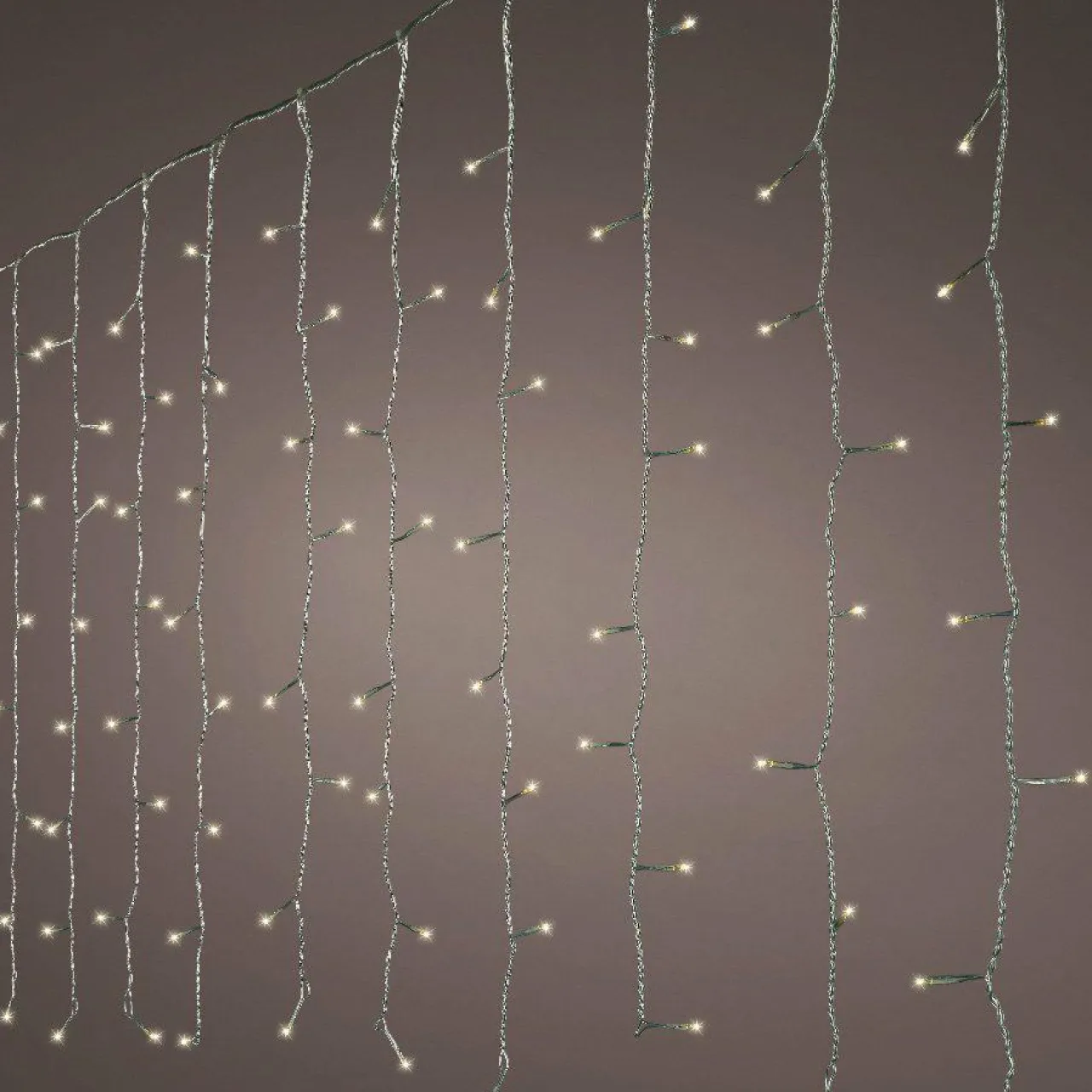 Guirlande Lumineuse Grand Format|Guirlande Lumineuse|KAEMINGK Rideau lumineux H1,50 m L2,25 m 240 LED Super chaser Blanc chaud