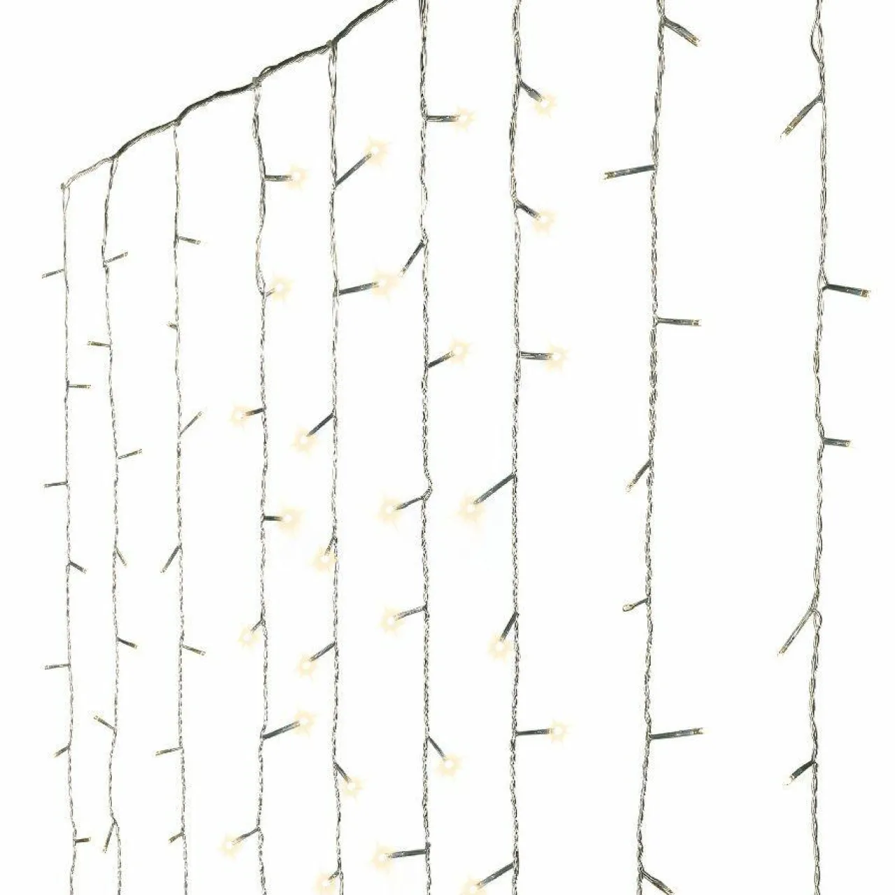 Guirlande Lumineuse Grand Format|Guirlande Lumineuse|KAEMINGK Rideau lumineux H1,50 m L2,25 m 240 LED Super chaser Blanc chaud