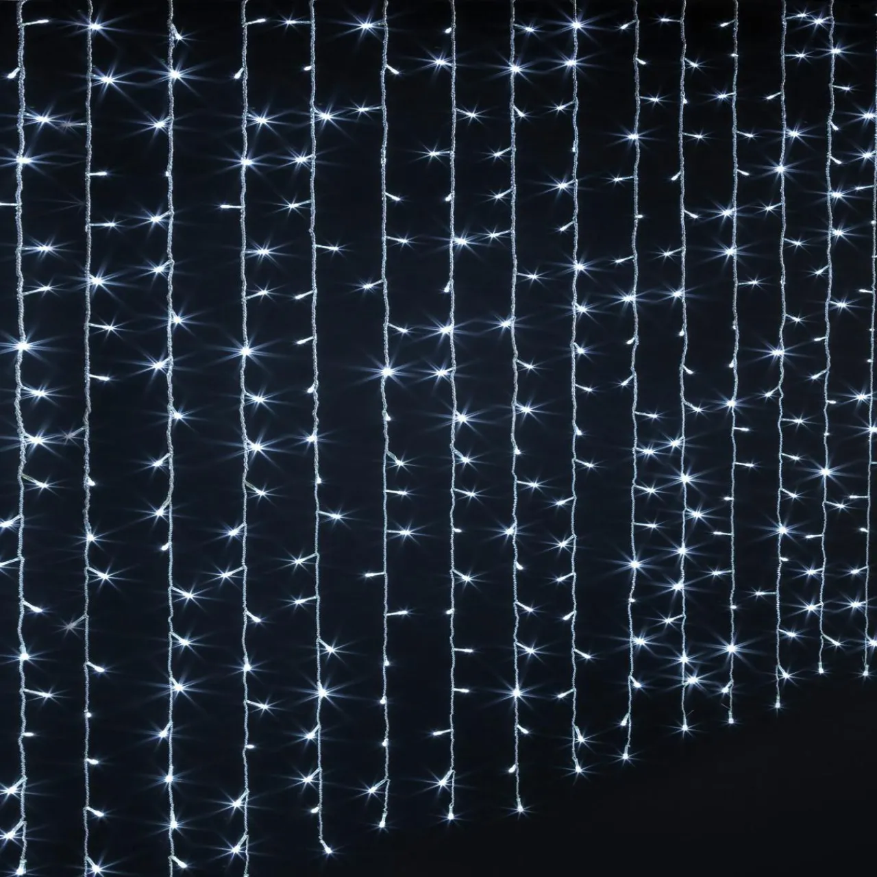 Guirlande Lumineuse Grand Format|Guirlande Lumineuse|Feeric Lights & Christmas Rideau lumineux H2 m L3 m 600 LED Blanc froid