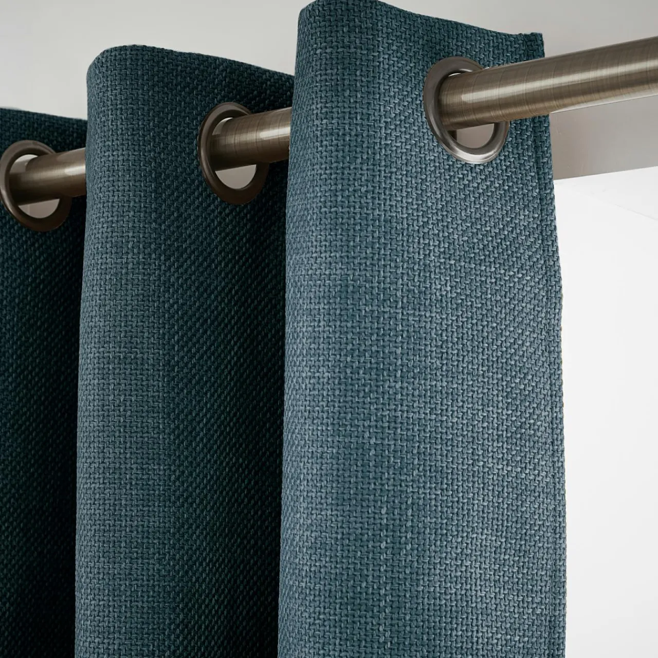 Rideau Thermique|Rideau|EMINZA Rideau obscurcissant thermique (140 x 240 cm) Alba Bleu