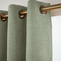 Rideau Thermique|Rideau|EMINZA Rideau obscurcissant thermique (280 x 240 cm) Alba Vert romarin