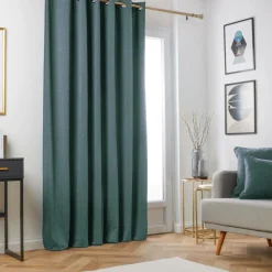 Rideau|EMINZA Rideau obscurcissant thermique (180 x 260 cm) Minuit Gris bleu