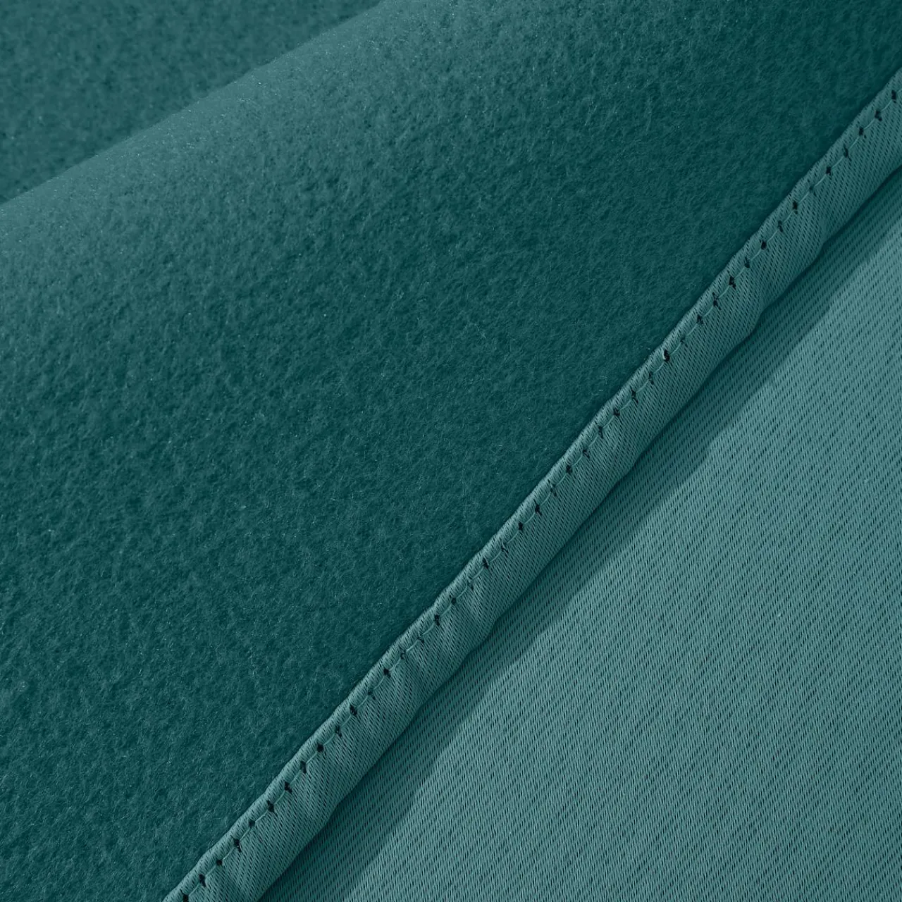 Rideau Thermique|Rideau|EMINZA Rideau obscurcissant thermique galon fronceur (140 x 240 cm) Calore Bleu canard