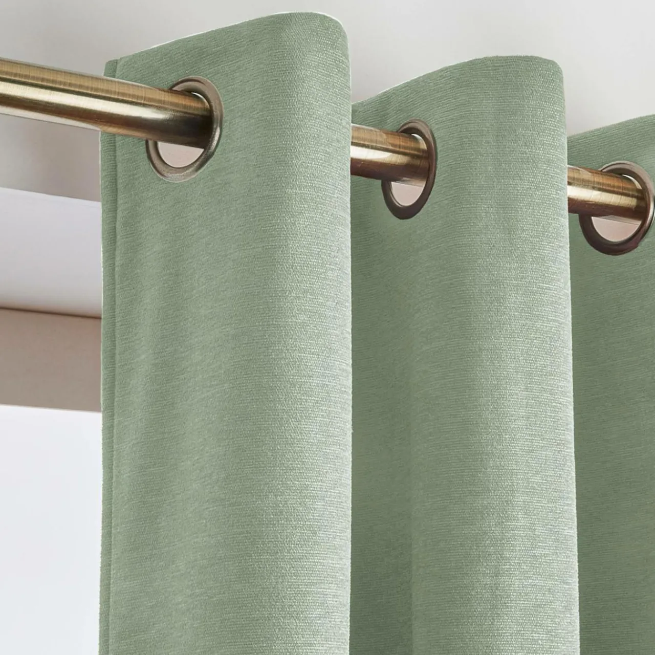 Rideau|EMINZA Rideau obscurcissant thermique (140 x 180 cm) Minuit Vert kaki