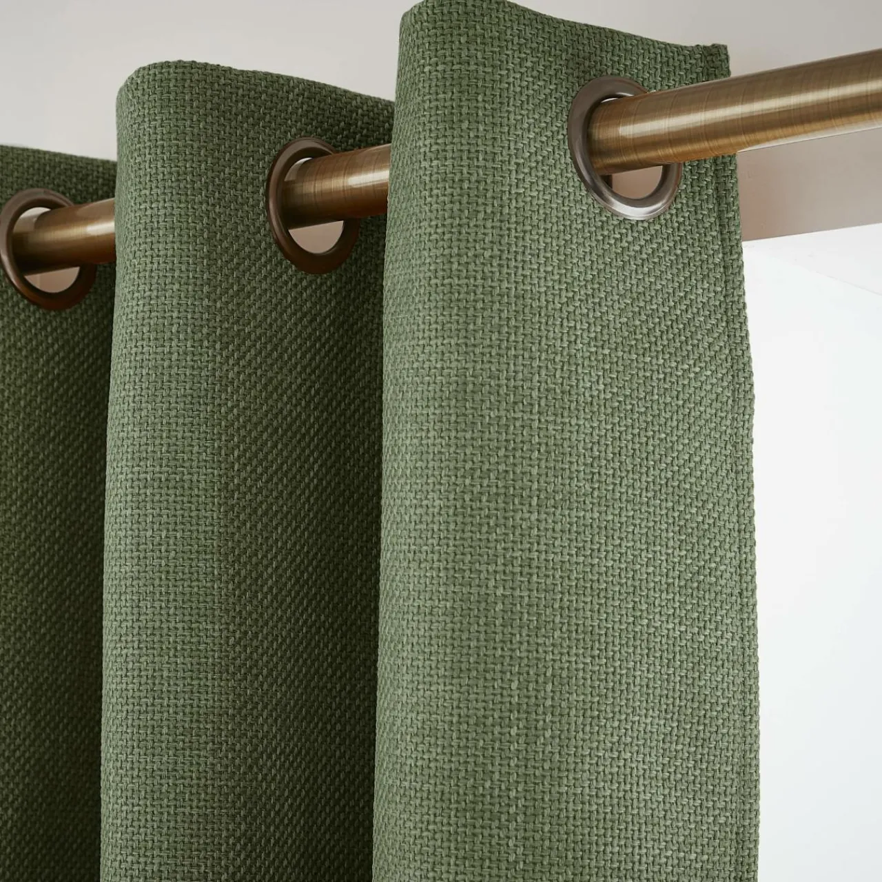 Rideau Thermique|Rideau|EMINZA Rideau obscurcissant thermique (280 x 240 cm) Alba Vert kaki