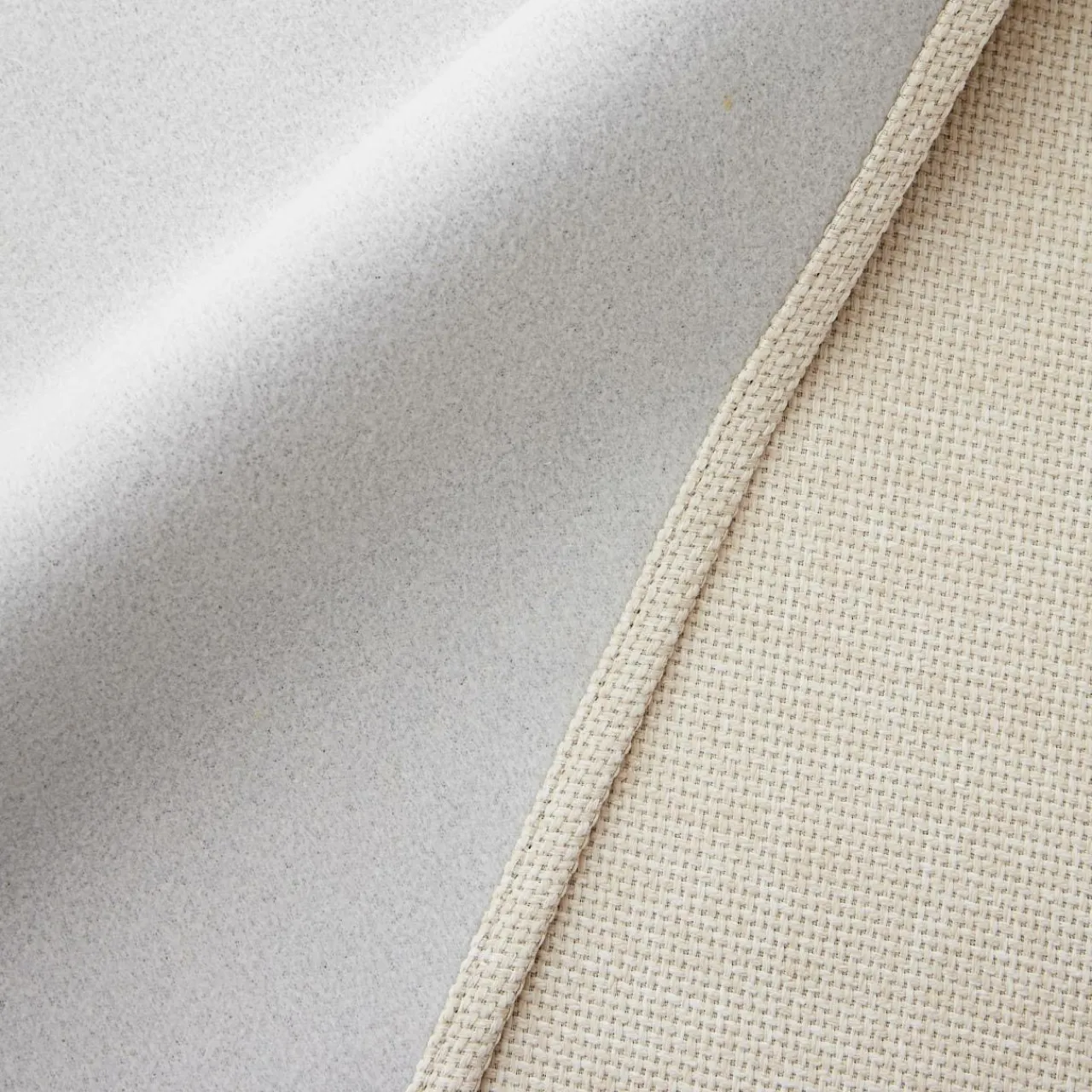 Rideau Thermique|Rideau|EMINZA Rideau obscurcissant thermique galon fronceur (180 x 260 cm) Alba grège Beige