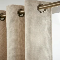 Rideau Thermique|Rideau|EMINZA Rideau obscurcissant thermique (140 x 280 cm) Alba grège Beige