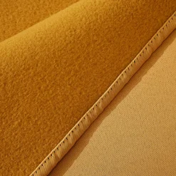 Rideau Thermique|Rideau|EMINZA Rideau obscurcissant thermique galon fronceur (140 x 240 cm) Calore Jaune moutarde