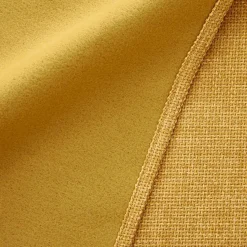 Rideau Thermique|Rideau|EMINZA Rideau obscurcissant thermique galon fronceur (140 x 240 cm) Alba Jaune moutarde