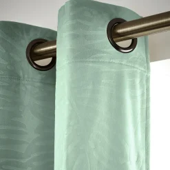 Rideau|EMINZA Rideau obscurcissant velours (140 x 180 cm) Fern Vert sauge