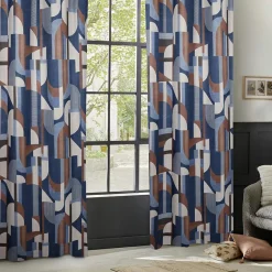 Rideau|Atmosphera, cru017dateur d'intu017drieur Rideau occultant (135 x 260 cm) Elena Terracotta