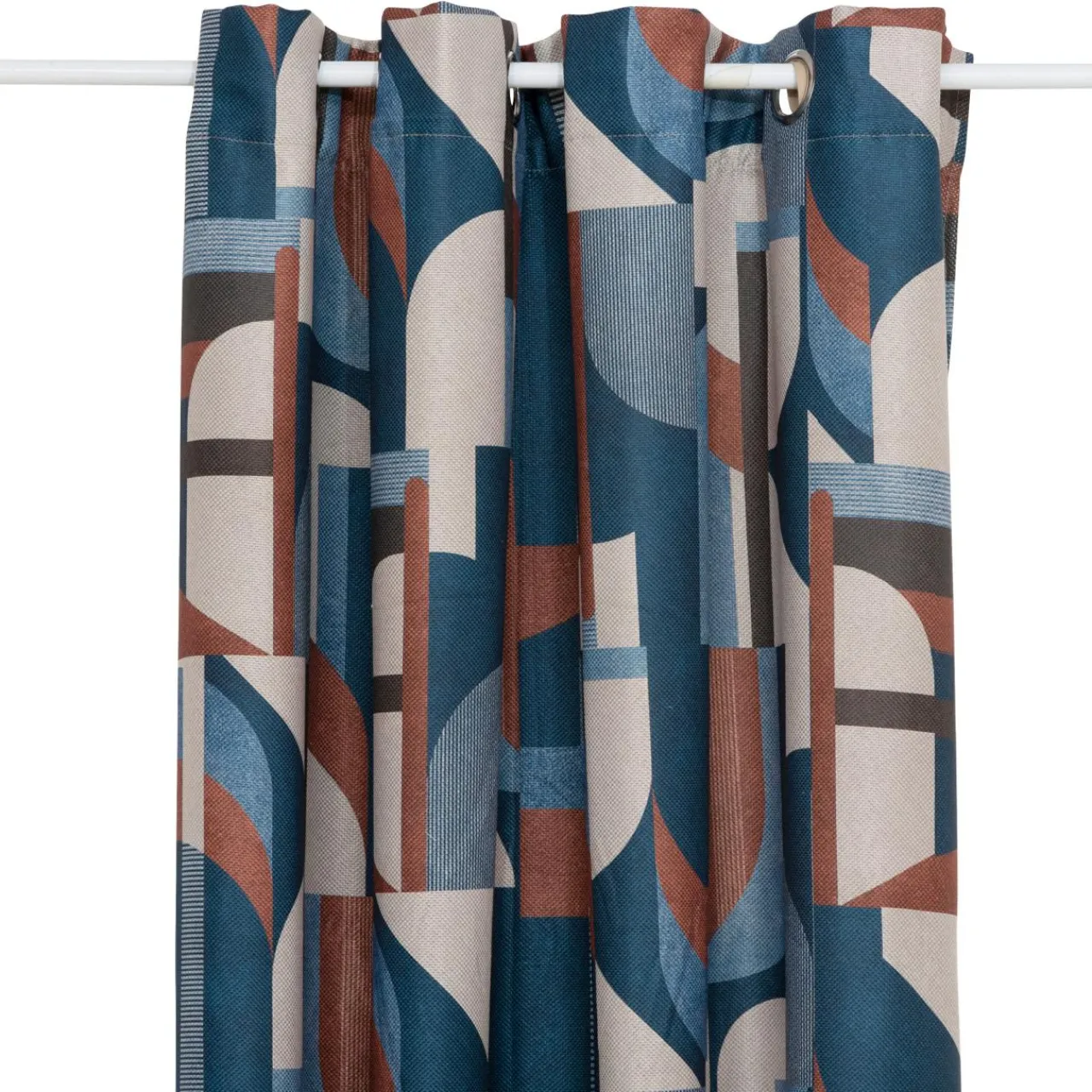 Rideau|Atmosphera, cru017dateur d'intu017drieur Rideau occultant (135 x 260 cm) Elena Terracotta