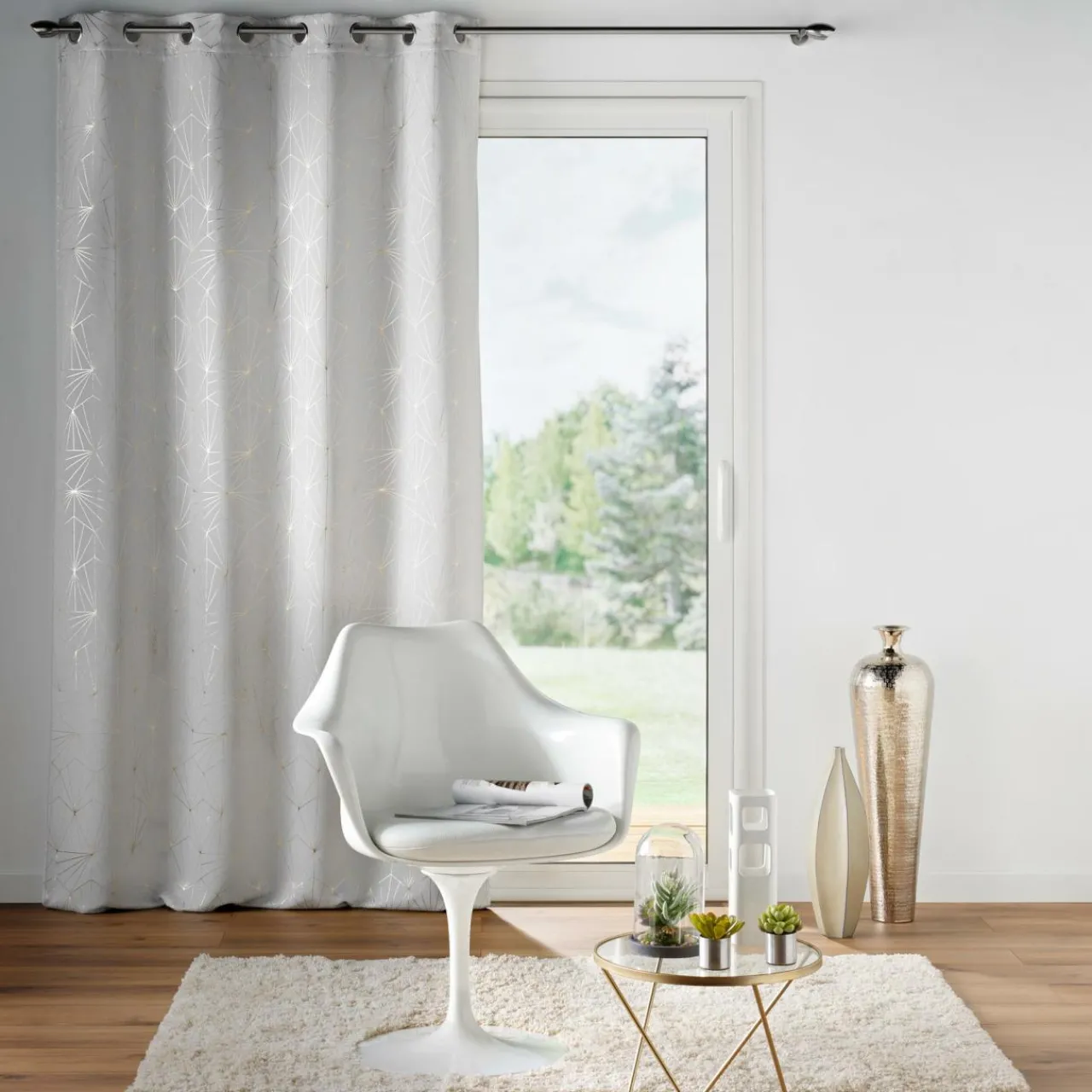 Rideau|douceur d'intu017drieur Rideau occultant (140 x 260 cm) Eclat Blanc