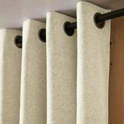 Rideau Thermique|Rideau|EMINZA Rideau occultant isolant Total Blackout (140 x 240 cm) Magnus Beige