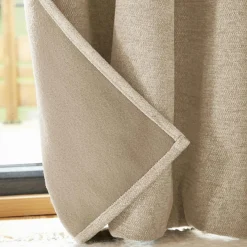 Rideau Thermique|Rideau|EMINZA Rideau occultant isolant Total Blackout (140 x 180 cm) Magnus Ecru