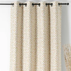 Rideau Thermique|Rideau|LINDER Rideau occultant isolant (140 x 240 cm) Artica Jaune moutarde