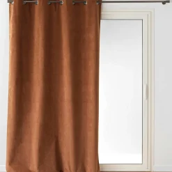 Rideau|douceur d'intu017drieur Rideau occultant velours (140 x 260 cm) Olympe Camel