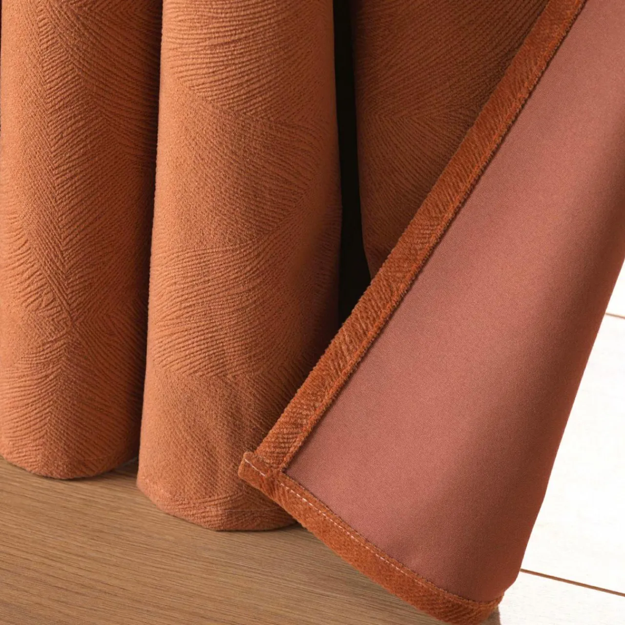 Rideau|douceur d'intu017drieur Rideau occultant velours (140 x 260 cm) Olympe Camel