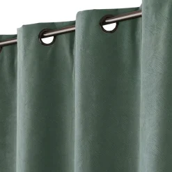 Rideau|douceur d'intu017drieur Rideau occultant velours (140 x 260 cm) Olympe Vert kaki
