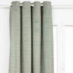 Rideau|Atmosphera, cru017dateur d'intu017drieur Rideau occultant velours (135 x 260 cm) Yupi Vert kaki